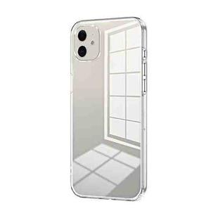 For iPhone 11 Transparent Plating Fine Hole Phone Case(Transparent)