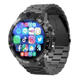 4G+128G 1.6 inch IP67 Waterproof 4G Android 8.1 Smart Watch Support Heart Rate / GPS, Type:Steel Band