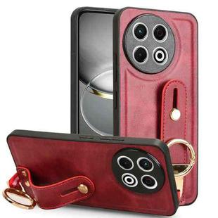 For Tecno Spark 30 Pro 4G Wristband Leather Back Phone Case(Red)