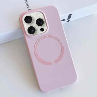 For iPhone 15 Pro Max MagSafe Magnetic Liquid Silicone Phone Case(Pink)
