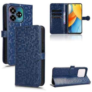 For ZTE Axon 60 Lite / Blade V60 Vita Honeycomb Dot Texture Leather Phone Case(Blue)