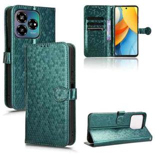 For ZTE Axon 60 Lite / Blade V60 Vita Honeycomb Dot Texture Leather Phone Case(Green)
