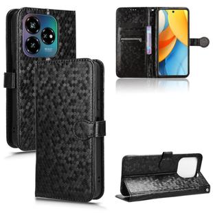 For ZTE Blade V60 Design Honeycomb Dot Texture Leather Phone Case(Black)