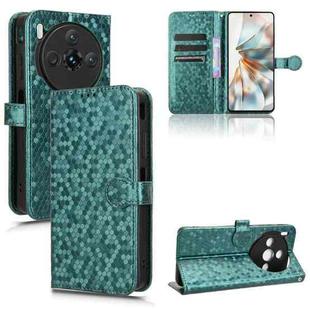 For ZTE nubia Z60S Pro Honeycomb Dot Texture Leather Phone Case(Green)