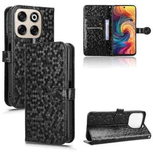 For ZTE Blade V70 Honeycomb Dot Texture Leather Phone Case(Black)