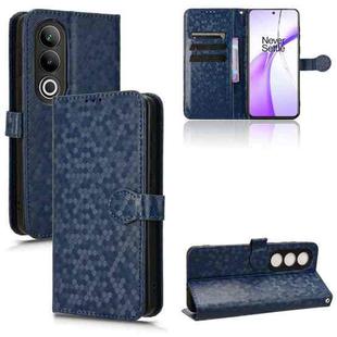 For OnePlus Nord CE4 5G Global Honeycomb Dot Texture Leather Phone Case(Blue)