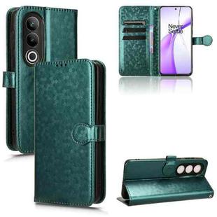 For OnePlus Nord CE4 5G Global Honeycomb Dot Texture Leather Phone Case(Green)