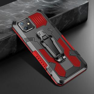 For iPhone 11 Pro Machine Armor Warrior Shockproof PC + TPU Protective Case(Red)