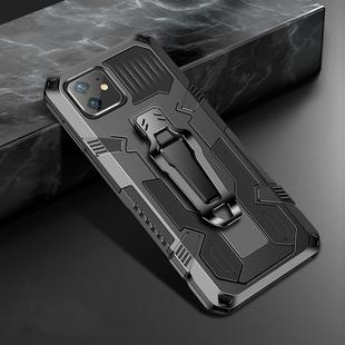 For iPhone 11 Machine Armor Warrior Shockproof PC + TPU Protective Case(Black)