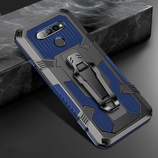 For LG K51 Machine Armor Warrior Shockproof PC + TPU Protective Case(Royal Blue)