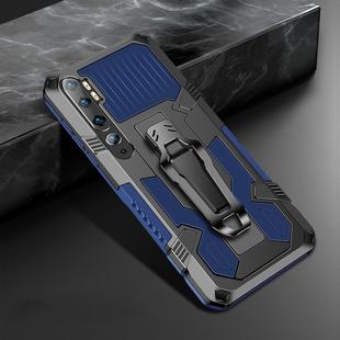 For Xiaomi Mi Note 10 Pro Machine Armor Warrior Shockproof PC + TPU Protective Case(Royal Blue)