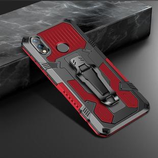 For Xiaomi Redmi Note 7 Machine Armor Warrior Shockproof PC + TPU Protective Case(Red)