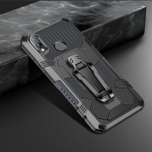 For Xiaomi Redmi Note 7 Machine Armor Warrior Shockproof PC + TPU Protective Case(Space Gray)