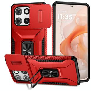 For Motorola Moto G Stylus 2025 Sliding Camshield Holder Phone Case(Red)