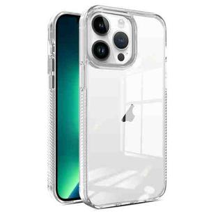 For iPhone 13 Pro Max 2.5mm Anti-slip Clear Acrylic Hybrid TPU Phone Case(Transparent)