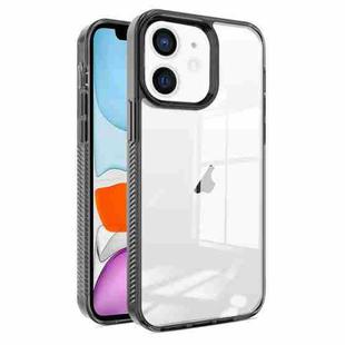 For iPhone 11 2.5mm Anti-slip Clear Acrylic Hybrid TPU Phone Case(Black)