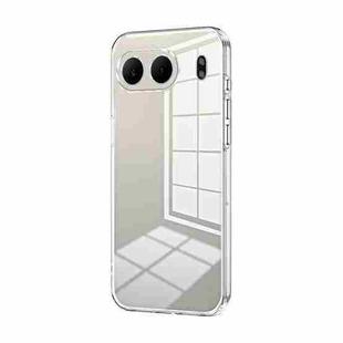 For OnePlus Nord 4 Transparent Plating Fine Hole Phone Case(Transparent)