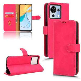 For ZTE Blade V50 Vita 4G Skin Feel Magnetic Flip Leather Phone Case(Rose Red)