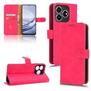For ZTE Blade V60 4G / Axon 60 Skin Feel Magnetic Flip Leather Phone Case(Rose Red)