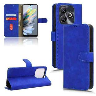 For ZTE Blade A75 Skin Feel Magnetic Flip Leather Phone Case(Blue)