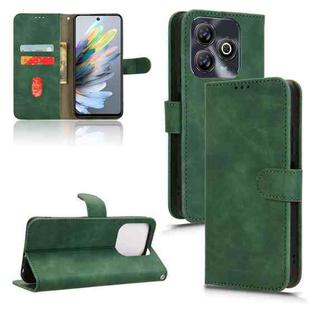 For ZTE Blade A75 Skin Feel Magnetic Flip Leather Phone Case(Green)