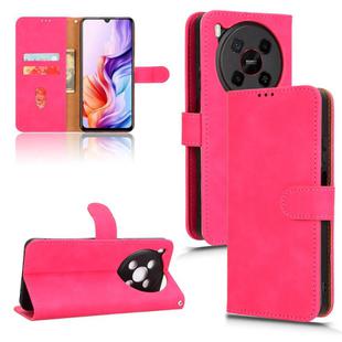 For ZTE Blade V70 Max Skin Feel Magnetic Flip Leather Phone Case(Rose Red)