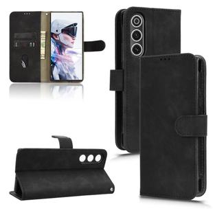 For ZTE nubia Red Magic 10 Air Skin Feel Magnetic Flip Leather Phone Case(Black)