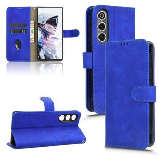 For ZTE nubia Red Magic 10 Air Skin Feel Magnetic Flip Leather Phone Case(Blue)