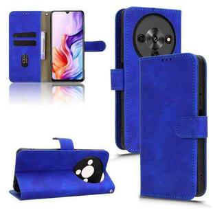 For ZTE Blade A76 5G Skin Feel Magnetic Flip Leather Phone Case(Blue)