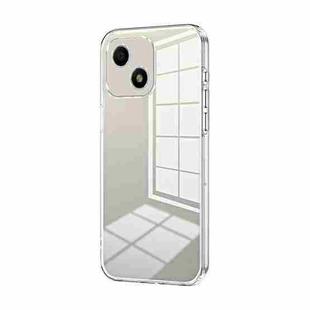 For Honor Play 30 Transparent Plating Fine Hole Phone Case(Transparent)