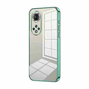 For Honor 50 Pro  / Huawei nova 9 Pro Transparent Plating Fine Hole Phone Case(Green)