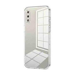 For Honor 9X Transparent Plating Fine Hole Phone Case(Transparent)