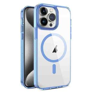 For iPhone 15 Pro Max 2.5mm MagSafe Acrylic Hybrid TPU Phone Case(Sky Blue)