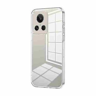 For Realme GT2 Explorer Master Transparent Plating Fine Hole Phone Case(Transparent)