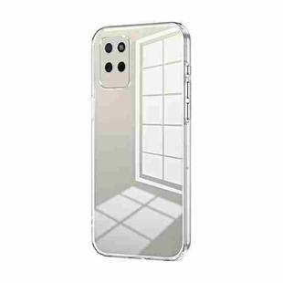 For Realme V11 / V11s 5G Transparent Plating Fine Hole Phone Case(Transparent)