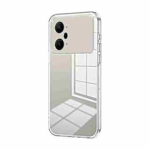 For OPPO K10 Pro Transparent Plating Fine Hole Phone Case(Transparent)