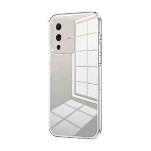 For vivo S12 Pro / V23 Pro Transparent Plating Fine Hole Phone Case(Transparent)