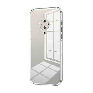 For vivo S5 Transparent Plating Fine Hole Phone Case(Transparent)