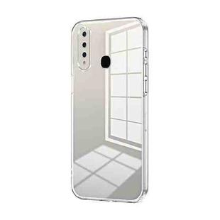 For vivo Y5s / U3 / Z5i / U20 / Y19 Transparent Plating Fine Hole Phone Case(Transparent)