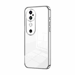 For vivo S19 Transparent Plating Fine Hole Phone Case(Silver)