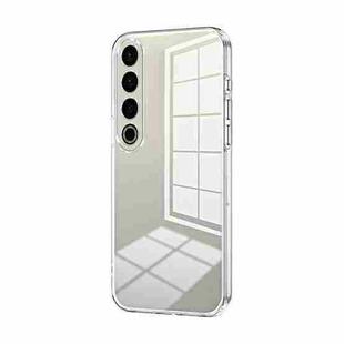 For Meizu 20 Pro Transparent Plating Fine Hole Phone Case(Transparent)