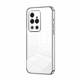 For Meizu 18 Pro / 18s Pro  Transparent Plating Fine Hole Phone Case(Silver)