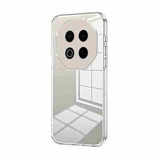 For Meizu Note 16 Transparent Plating Fine Hole Phone Case(Transparent)