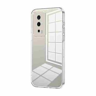 For Xiaomi Redmi K60 / K60 Pro Transparent Plating Fine Hole Phone Case(Transparent)