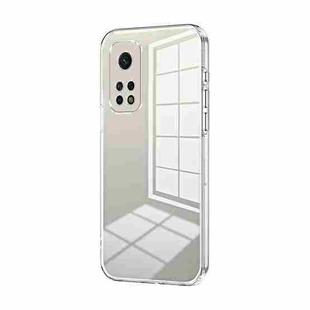 For Xiaomi Redmi K30S / Mi 10T Pro 5G Transparent Plating Fine Hole Phone Case(Transparent)