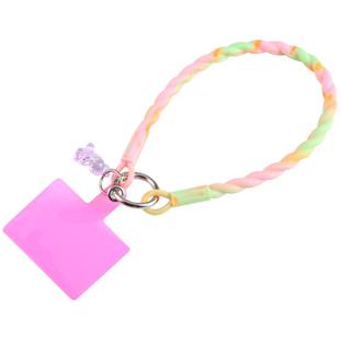 Universal Phone Doll Lanyard(Pink Green)
