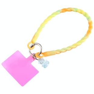 Universal Phone Doll Lanyard(Orange Yellow)