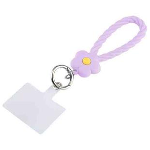 Universal Phone Flower Lanyard(Purple)