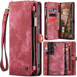 For Samsung Galaxy S24+ 5G CaseMe 008 Detachable Multifunctional Leather Phone Case(Red)