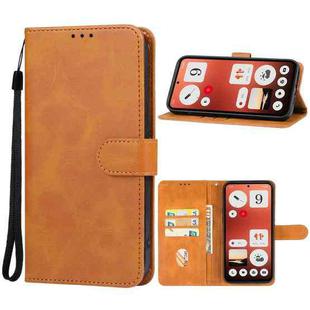 For Nothing CMF Phone 1 Leather Phone Case(Brown)